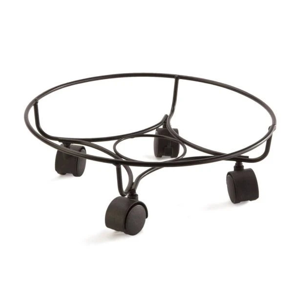 Panacea 16" (40cm) Heavy Duty Black Plant Pot Caddy 3 Panacea 16" (40cm) Heavy Duty Black Plant Pot Caddy