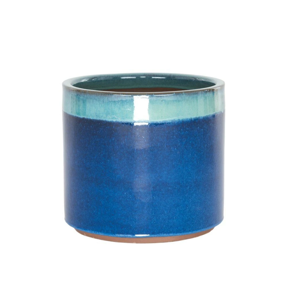 Woodlodge 31cm Sapphire Two Tone Cylinder Pot 3 Woodlodge 31cm Sapphire Two Tone Cylinder Pot