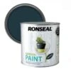 Ronseal 2.5 Litre Blackbird Garden Paint -Cheap Shrub And Spray Store 5010214874309
