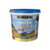 Ronseal 5 Litre Slate Grey Fence Life Plus Paint -Cheap Shrub And Spray Store 5010214876297 ca406419 bfad 4d30 b346 5e8518d23268