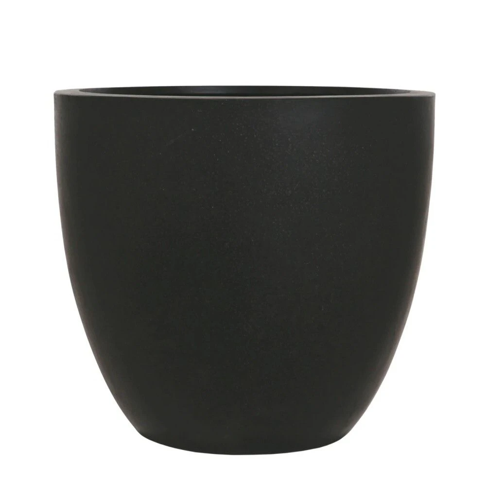 Woodlodge 44cm Black Polylite Egg Planter 3 Woodlodge 44cm Black Polylite Egg Planter