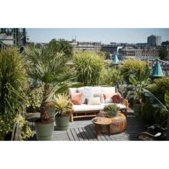 Elho 25cm Leaf Green Greenville Round Planter -Cheap Shrub And Spray Store 8711904332433 5