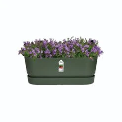 Elho 70cm Living Concrete Greenville Trough Long -Cheap Shrub And Spray Store 8711904357764 3